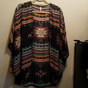 Womens short komodo, vest, open front Cardigan